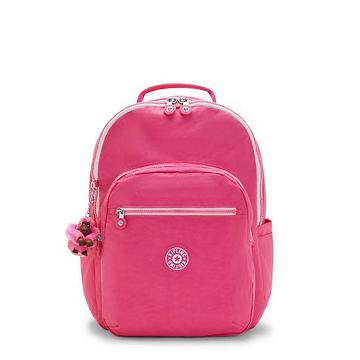 Kipling Seoul Large 15" Backpack Laptopväska Rosa | SE 1565LI